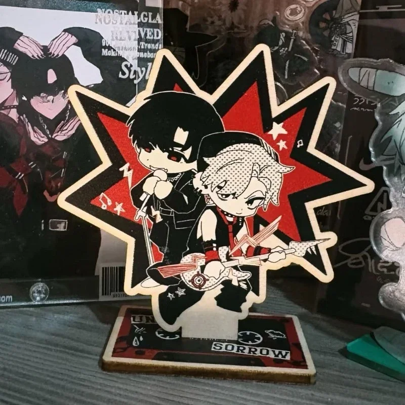 

Anime Alien Stagee Acrylic Standee ITVI Character Stand Collection Desk Decor for Boys Girls Birthdays Gifts Cosplay Accessories