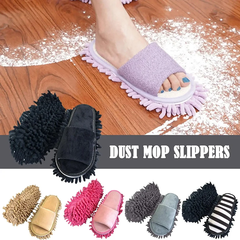 Multifunction Floor Dust Cleaning Slippers Shoes Lazy Mopping Shoes Home Floor Cleaning Micro Fiber Cleaning Shoes