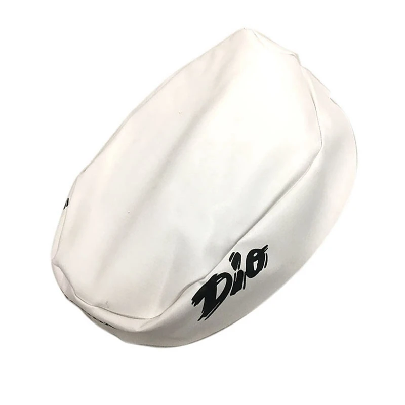 2X Motorcycle Seat Cover Imitation Leather Seat Cover For Honda DIO AF17/AF18 Motorcycle Modification White & Black