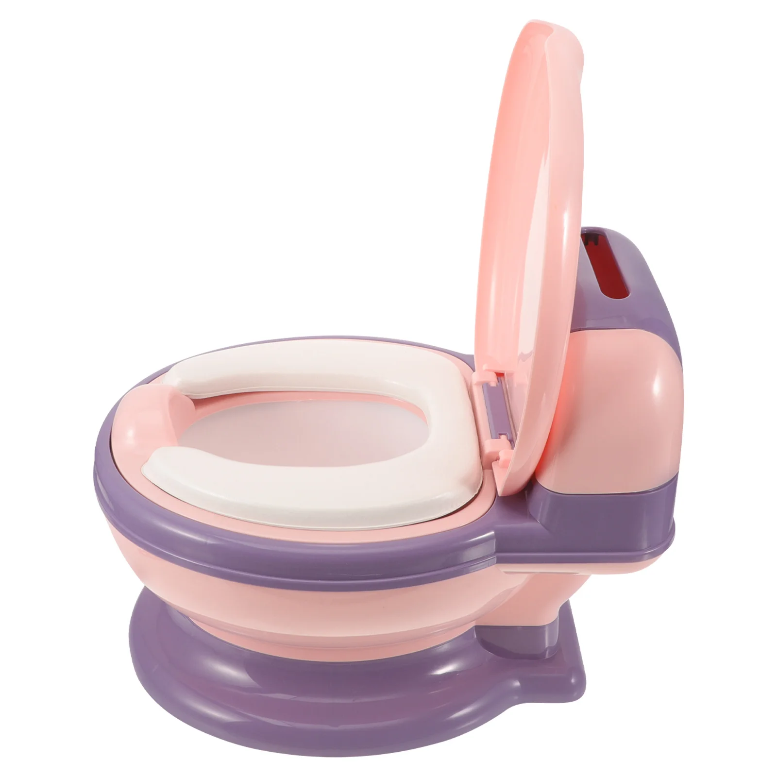 Vaso sanitário realista para treinamento de crianças, assento macio, portátil, para meninos, meninas, crianças, treinamento, itens para bebês recém-nascidos