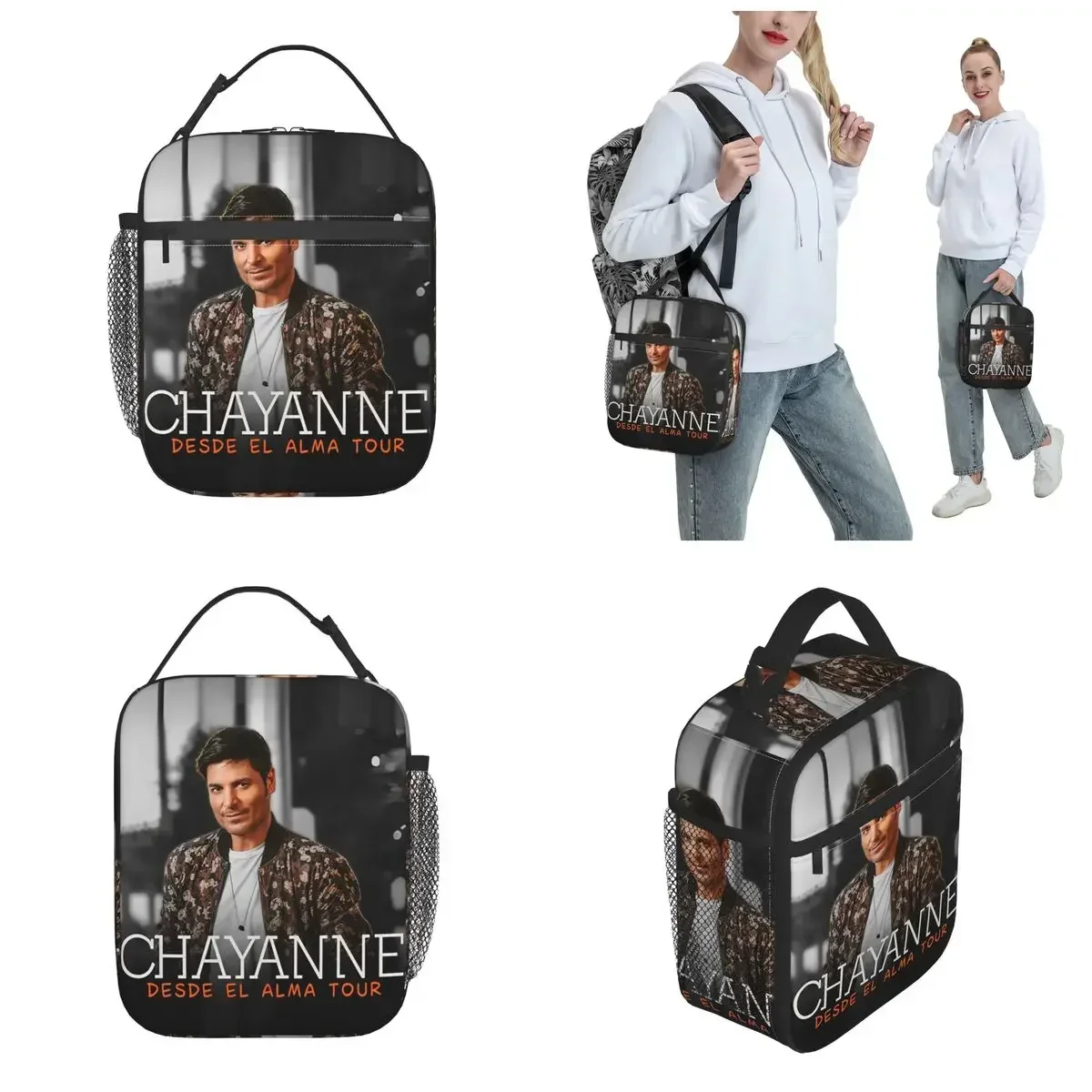 Bopakal Chayanne Desde El Alma Tour 2019 Thermal Insulated Lunch Bag for Travel Portable Food Bag Thermal Cooler Lunch Boxes