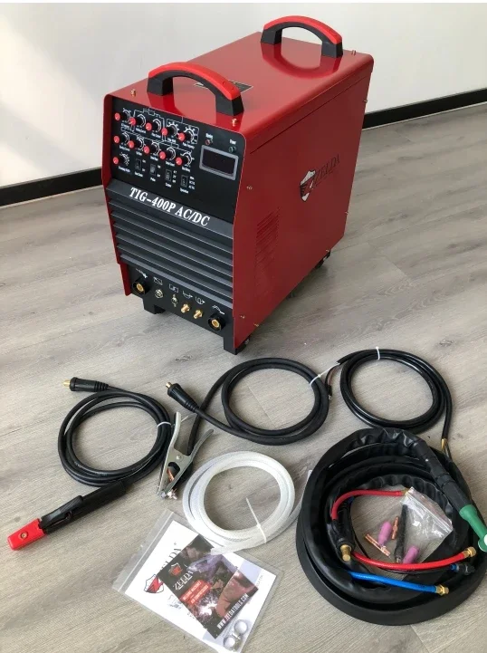 380V input AC and DC output of TIG PULSE function welding working aluminium stainless steel carbon steel tig welding machine