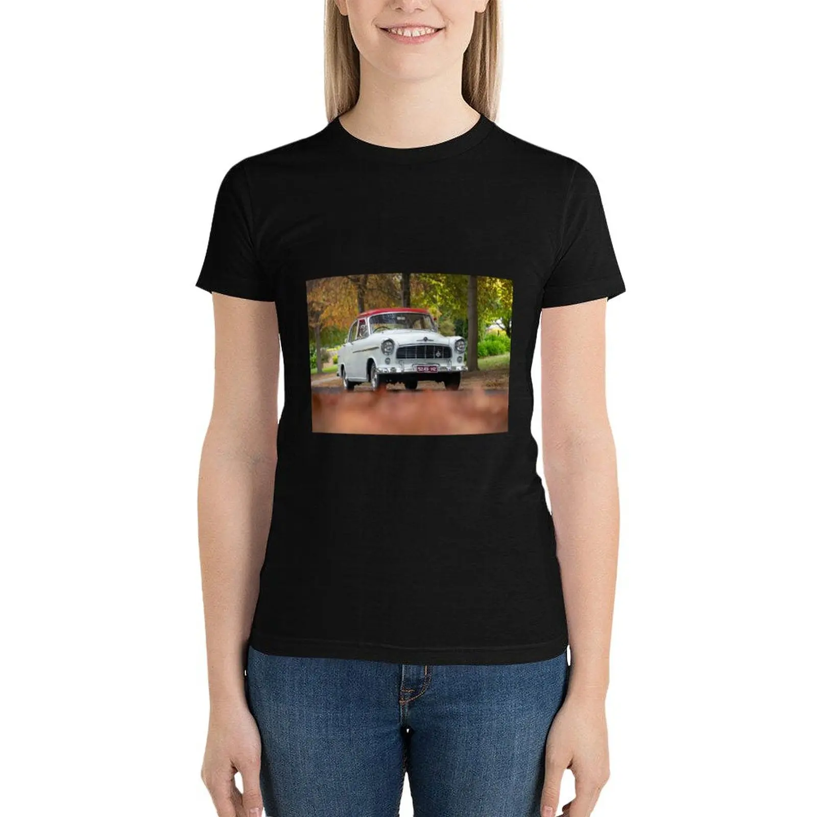 Holden FE-camiseta especial vintage para mujer, camisas divertidas, camisetas gráficas, ropa 1957