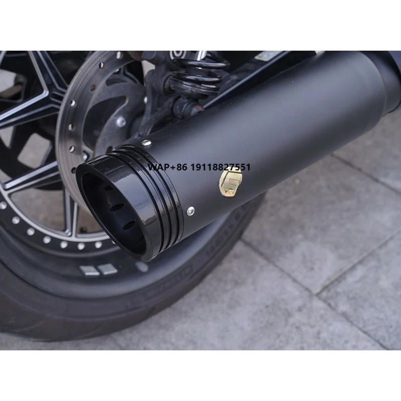 

Chiefdom Compatible with Harleydavidson 975 Motorcycle Copper Pipe Exhaust 5inch Tail Section Exhaust RH975 Rear Section Exhaust