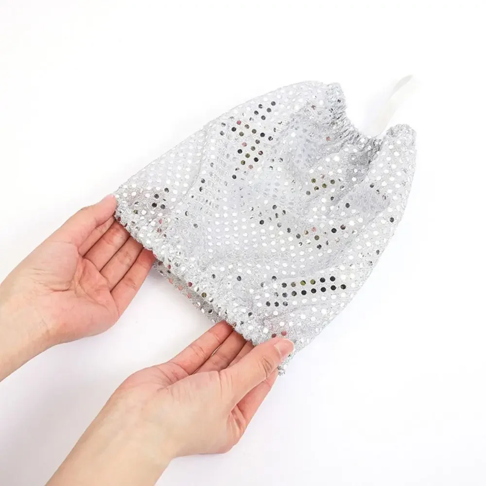 Fashionable Sequined Sequins Leg Warmers Bling Polyester Stage Costume Stretchable Elastic Sequined Sleeves Jazz Dance