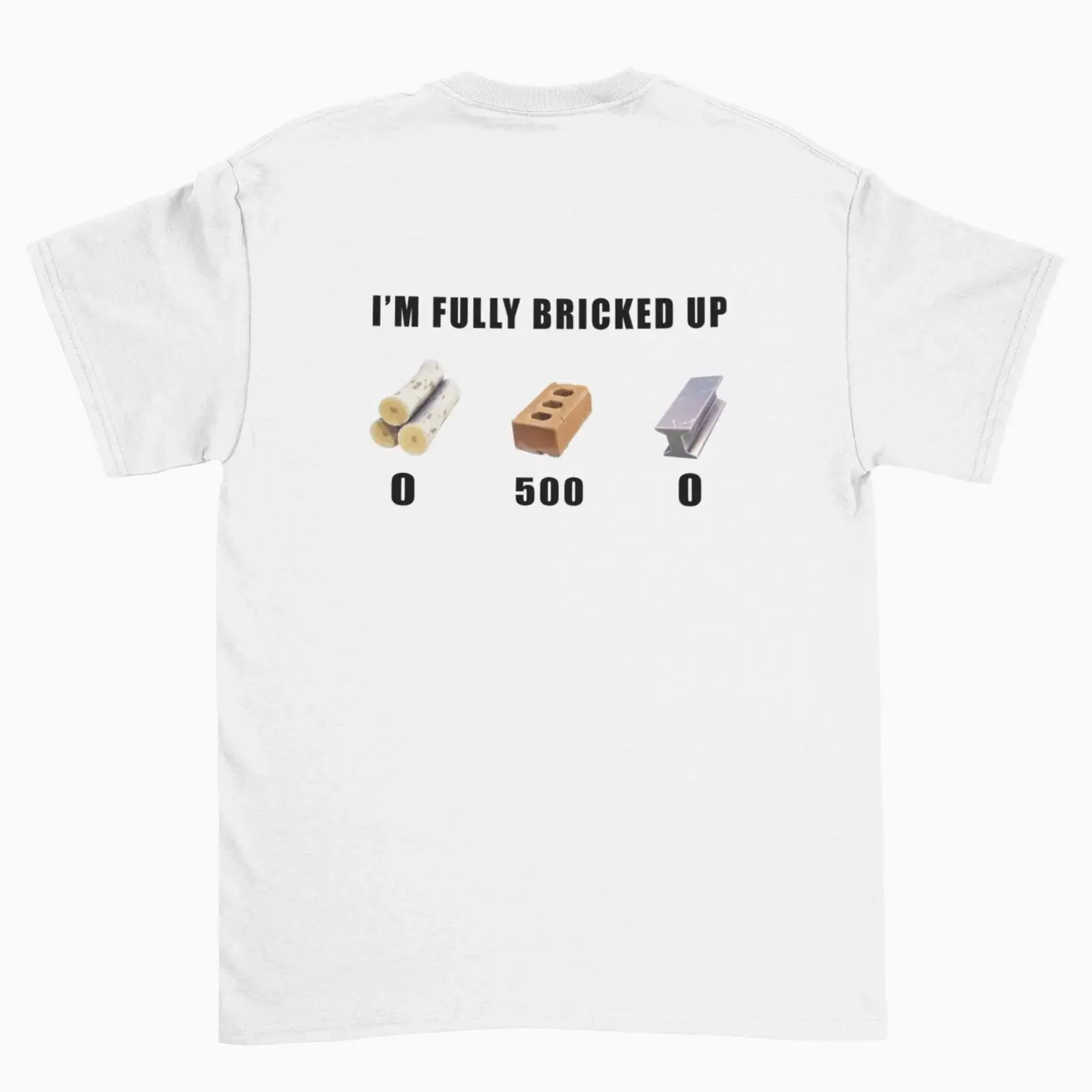 I'm Fully Bricked Up Funny Gaming Meme T Shirt Casual Humor for Gen Z Gamer vintage Washed Slightly streetwear Soft Stylish