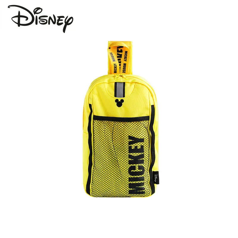 Disney Mickey neue Unisex Umhängetasche modische hochwertige Segeltuch tasche Cartoon lässig multifunktion ale Sport Brusttasche