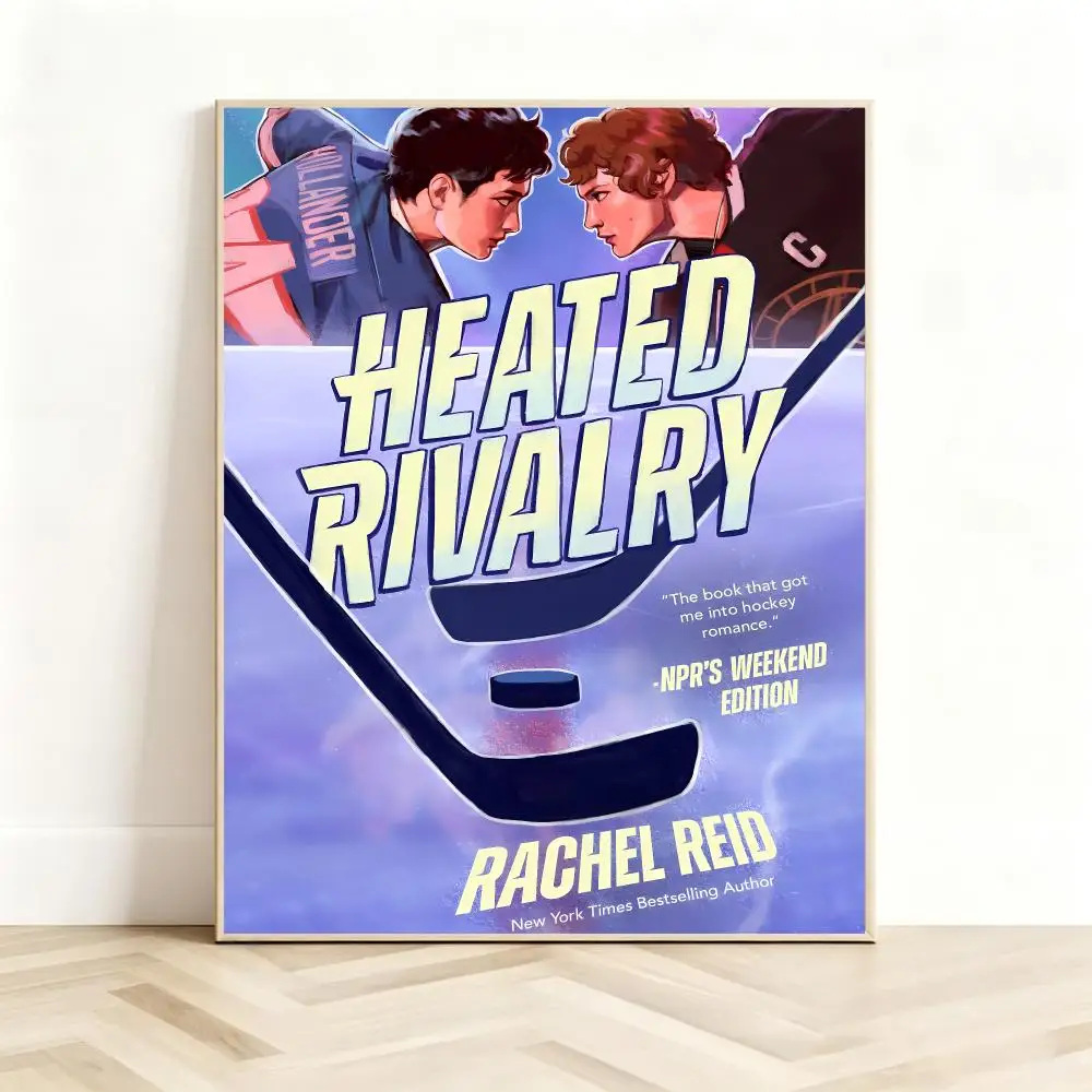 Novel Romance H-Heated Rivalry Poster Classic Self-Adhesive PP Wall Sticker for Living Room Bar Decor Gift