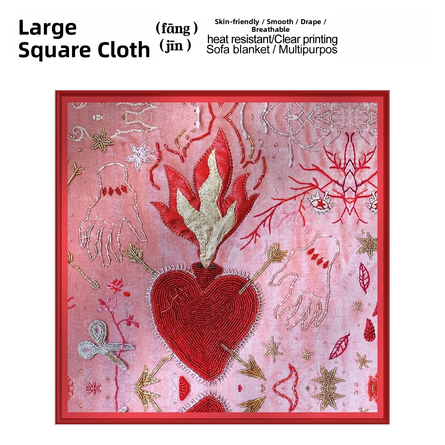 Elegant Creative Silk Scarf Women's Multi-Functional Neck Scarf Pants Sunscreen Headscarf Headwear Styling Bag Wrapping 70cm