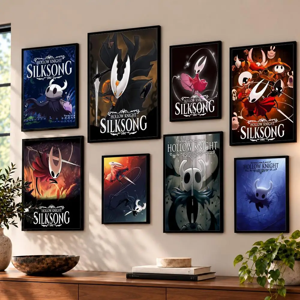 Hollow K-Knight Game Poster HD Home Wall Stickers House hallway Living Room Bedroom Bar Office Decor Art Prints