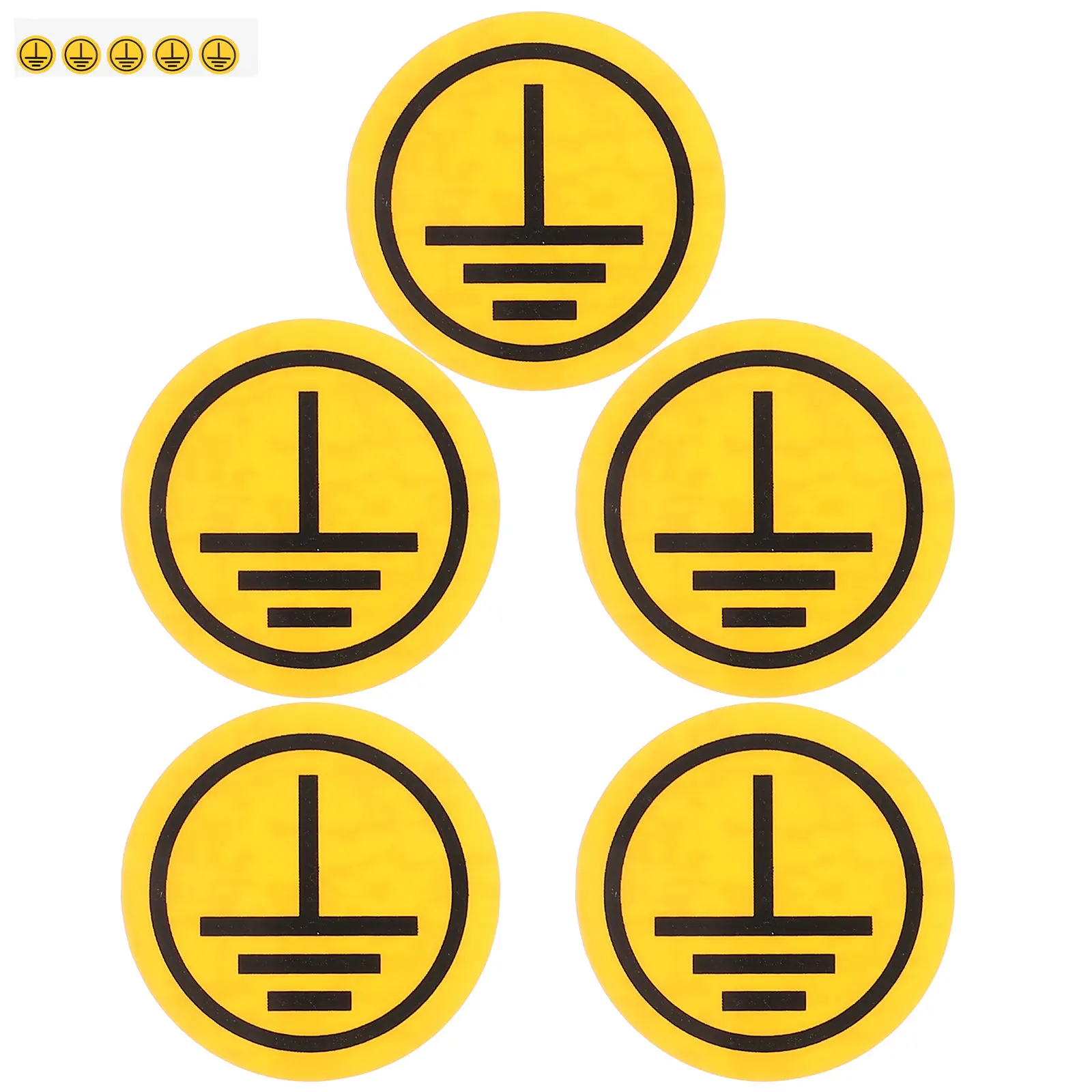 Sign Safety Warning Halloween Christmas Electrical Panel Sticker Electric Hazard Sticker Electric Hazard Labels Durable Material