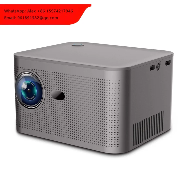 

Wholesale Factory H713 Smart Pocket Cinema Android 11 Projector 300ansi 1080p Mini 4K Wireless Projector With LCD Projector
