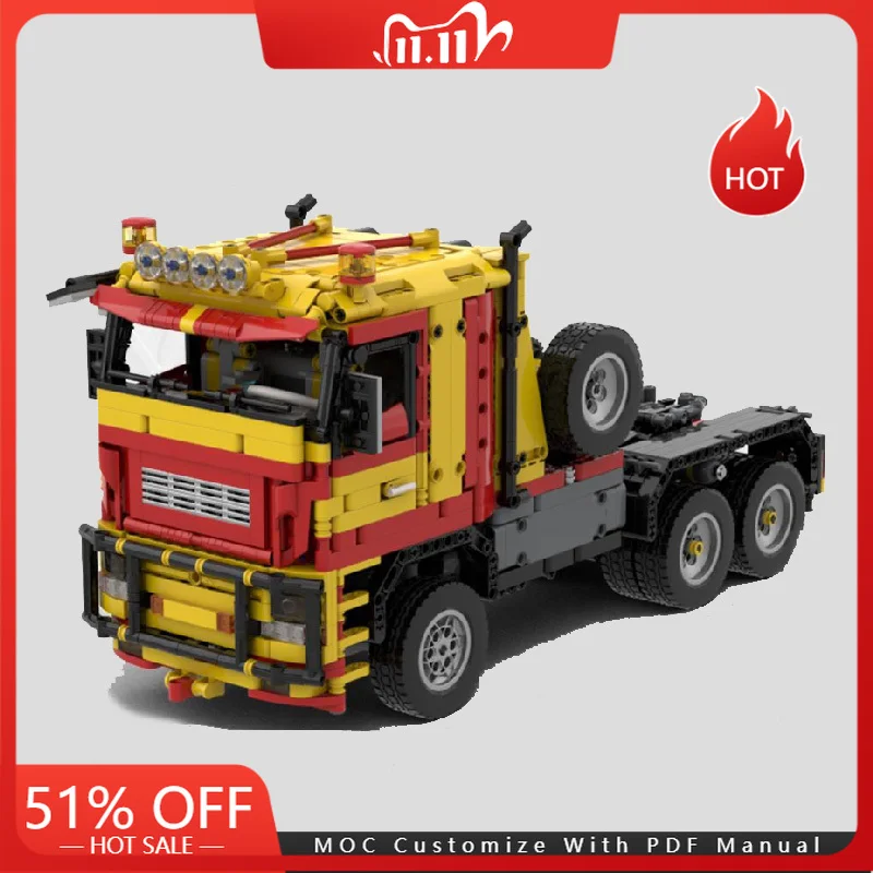 

2050 PCS MOC City Cool Engineering Truck Model Technology Building Block Creative Children Assembly Toy Birthday Christmas Gifts