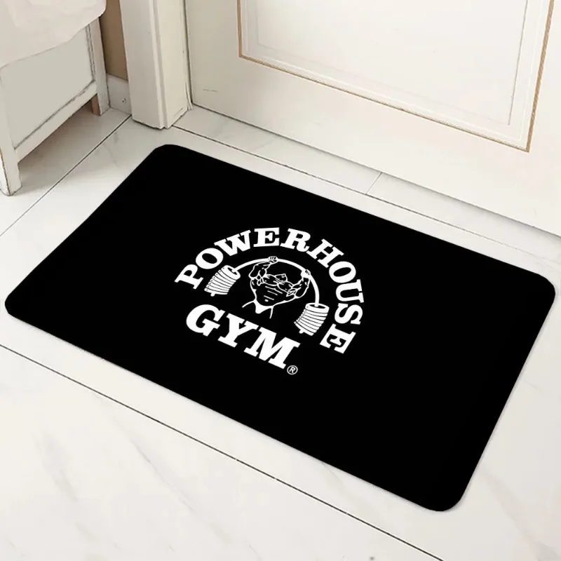 PowerHouse GYM Foot Mat Home Decoration Carpet for Bedroom Mats Doormat Exterior House Entrance Mat Room Rugs Bathroom Rug Bath