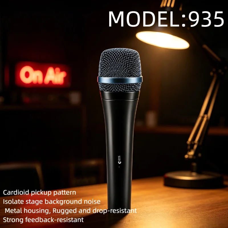 

Профессиональный кардиоидный динамический вокальный микрофон E935 для караоке, прямых трансляций, пения, конференций, комплект из 3 штук