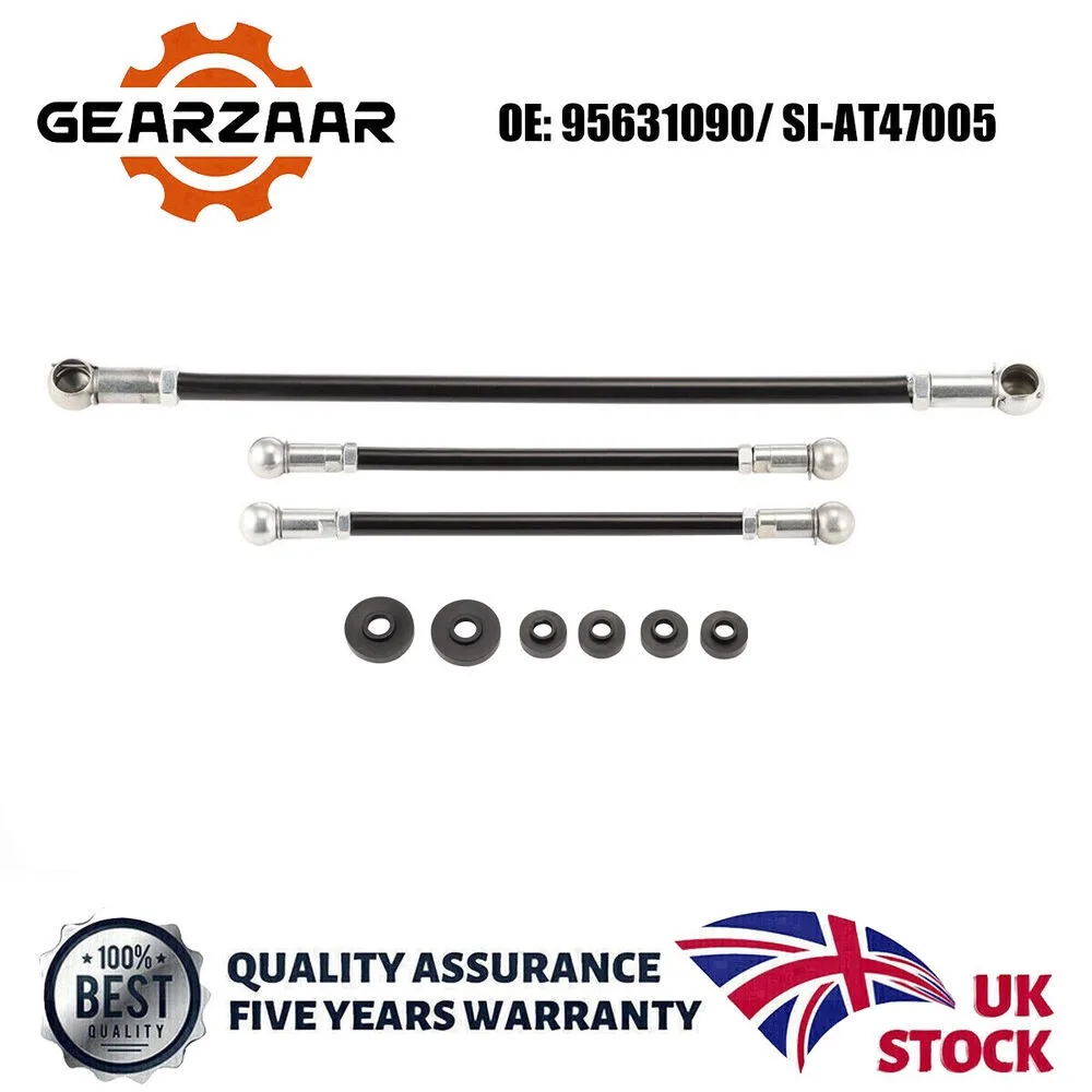 New Gear Linkage Push Rods 3pcs Repair Kit 95631090 For Peugeot 106 Citroen Saxo