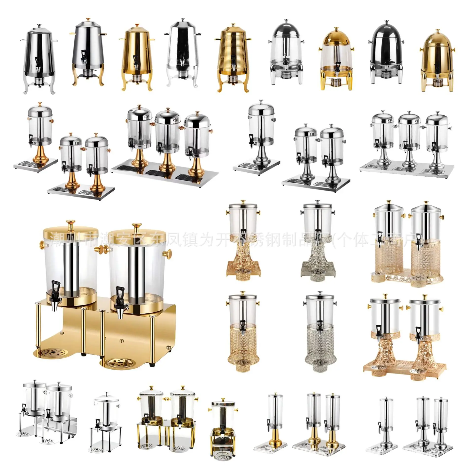 

8л круглый роскошный штатив для сока с одной головкой, коммерческий отель, шведский стол, ведро для напитков, украшение из кованого железа, диспенсер для горячего кофе