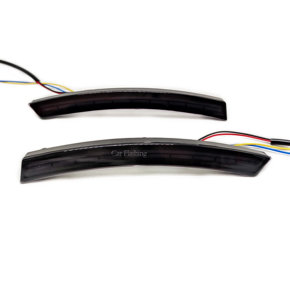 2PCS LED Daytime Running Light For Honda CR-V CRV 2023 2024 Dynamic Turn Signal Waterproof Car 12V LED DRL Lamp