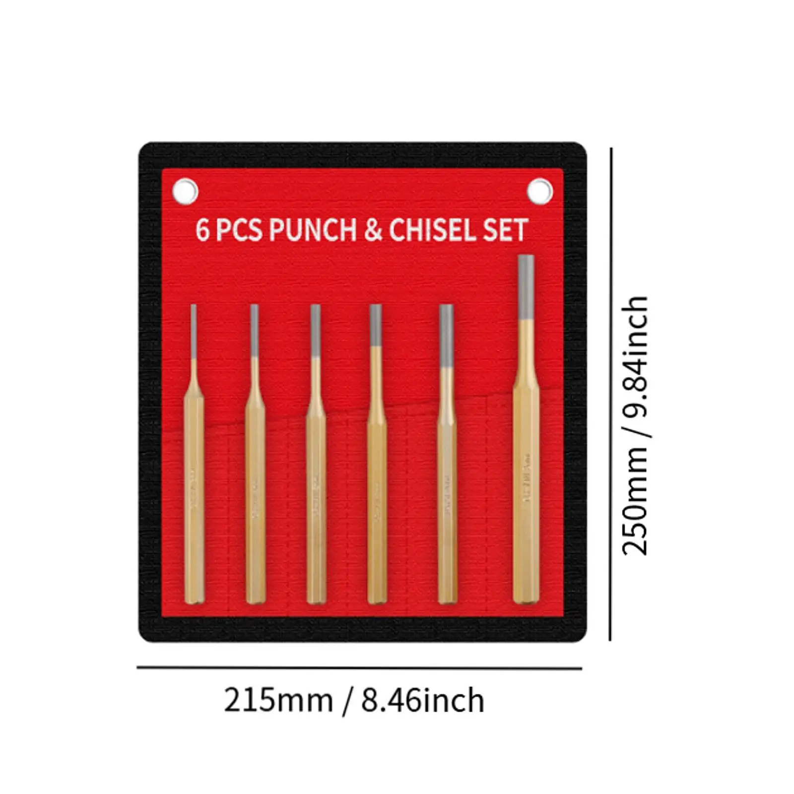 6 個のセンターパンチロケーターセット彫刻センタリングピンと DIY 用チゼルツール