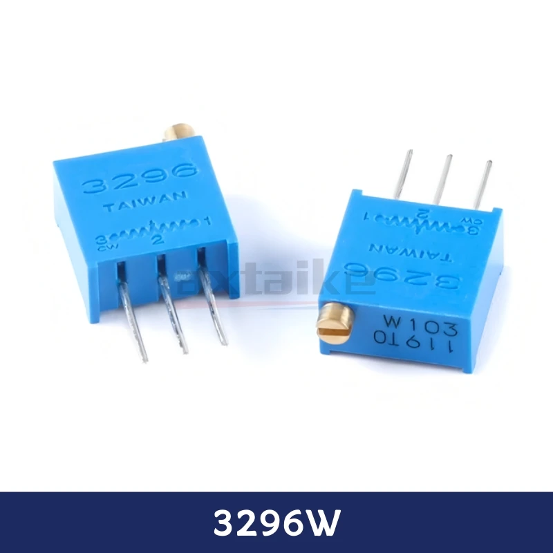 10PCS 3296 10Ω - 2M Multiturn Potentiometer Adjustable Resistor 102 103 502 104 500R 1K 2K 5K 10K 20K 50K 100K 200K 500K 1M Ohm