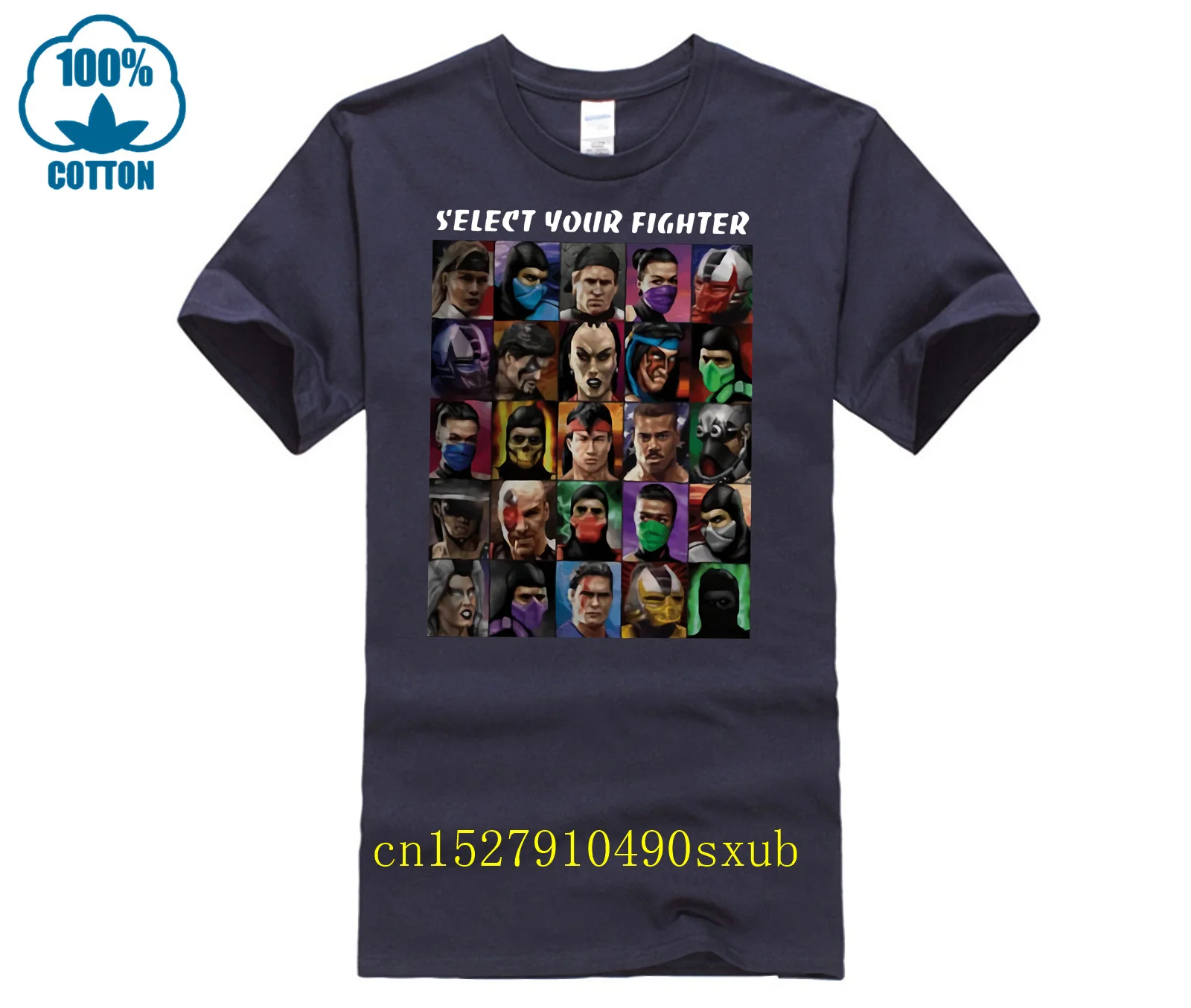 Hot man t-shirt Mortal Kombat select your fighter shirt woman shirt