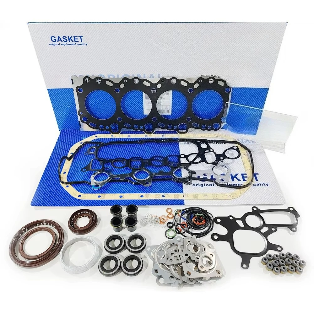 1KD 2KD Overhaul Fullset Cover Valve Cylinder Head Gasket Kit Set For Toyota Engine