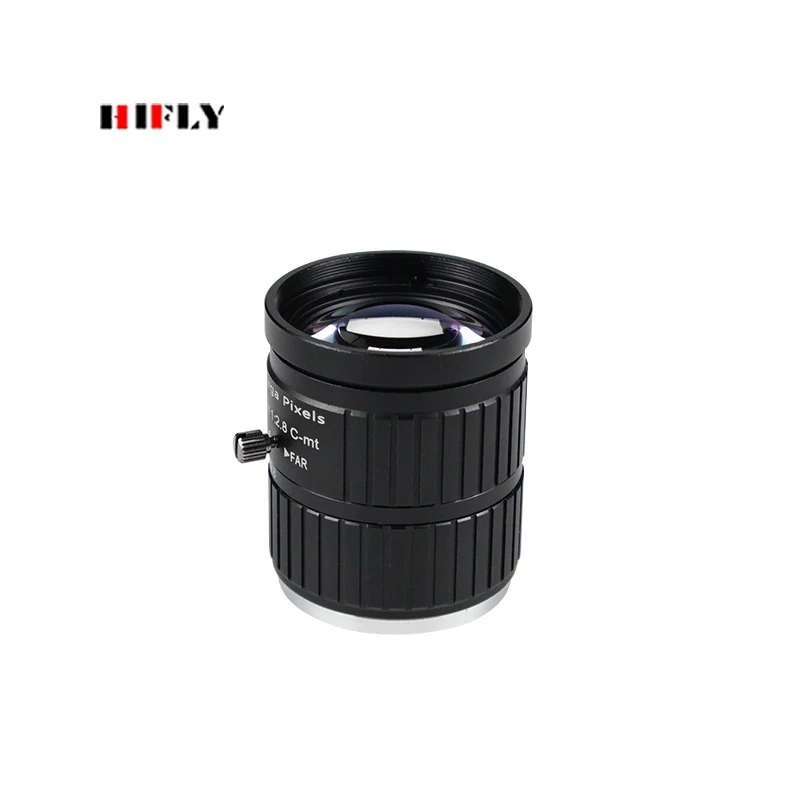 75mm Focal Length Machine Vision High Resolution 1'' 10MP Fixed Focus FA Lens for Industrial Camera