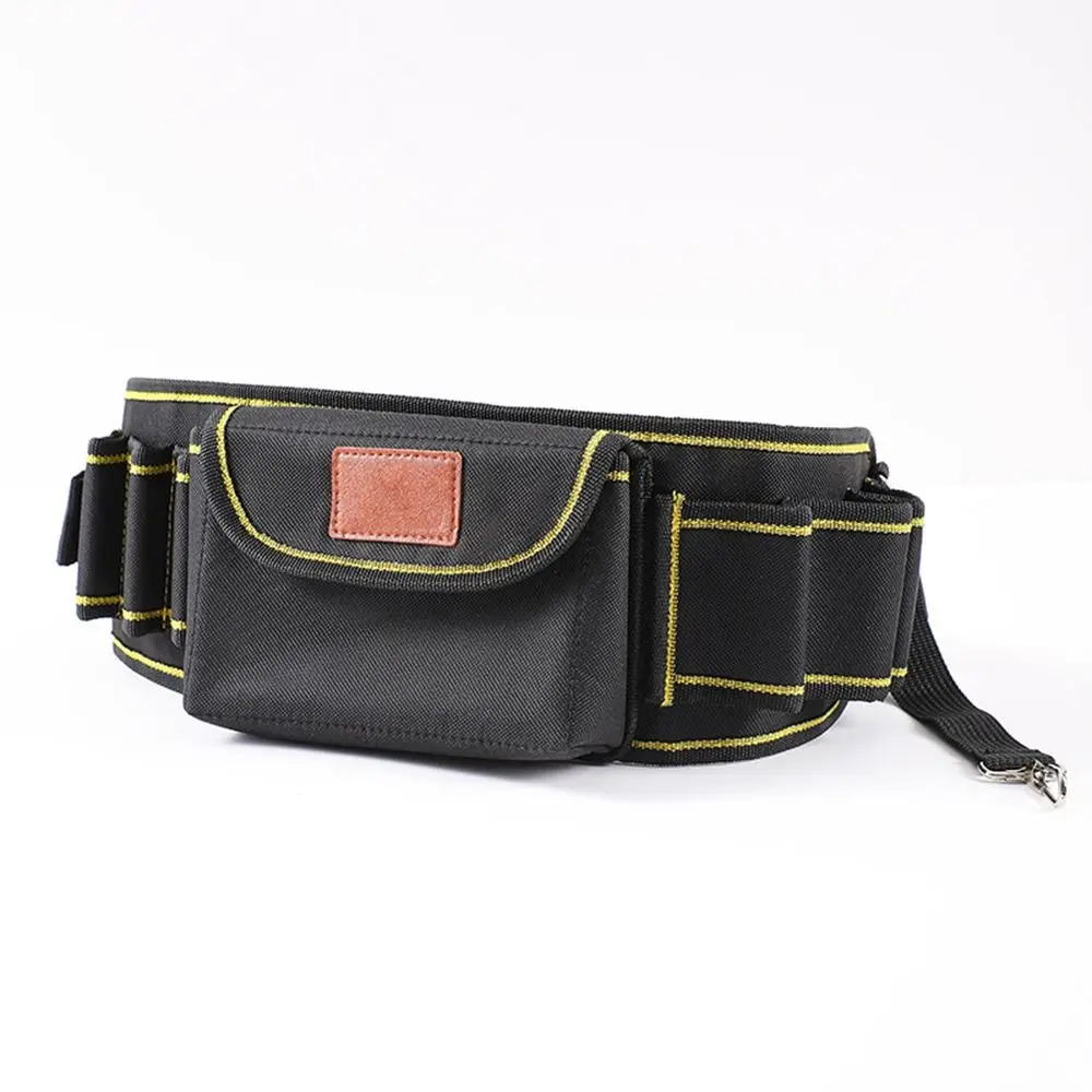 Multi-pocket Hardware Tool Kit Multi-functional Large Capacity Electrician's Tool Bag Sturdy Thicken Waist Pack Carpenter
