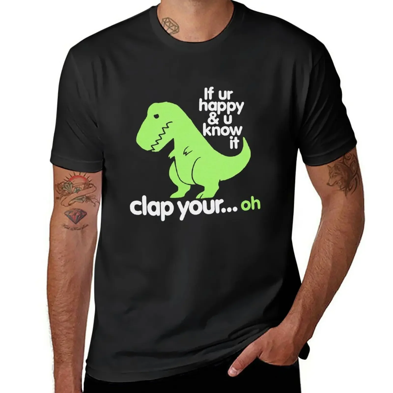 

T-REX T-Shirt sports fans tees blacks mens clothes