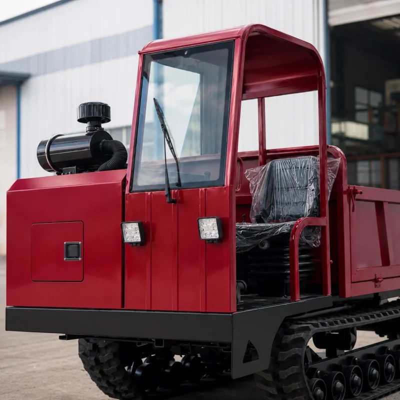 Wholesale From Factory Electric Start Rubber Track Mini Crawler Dumper For Narrow Greenhouse Space For Stable Slope Operations