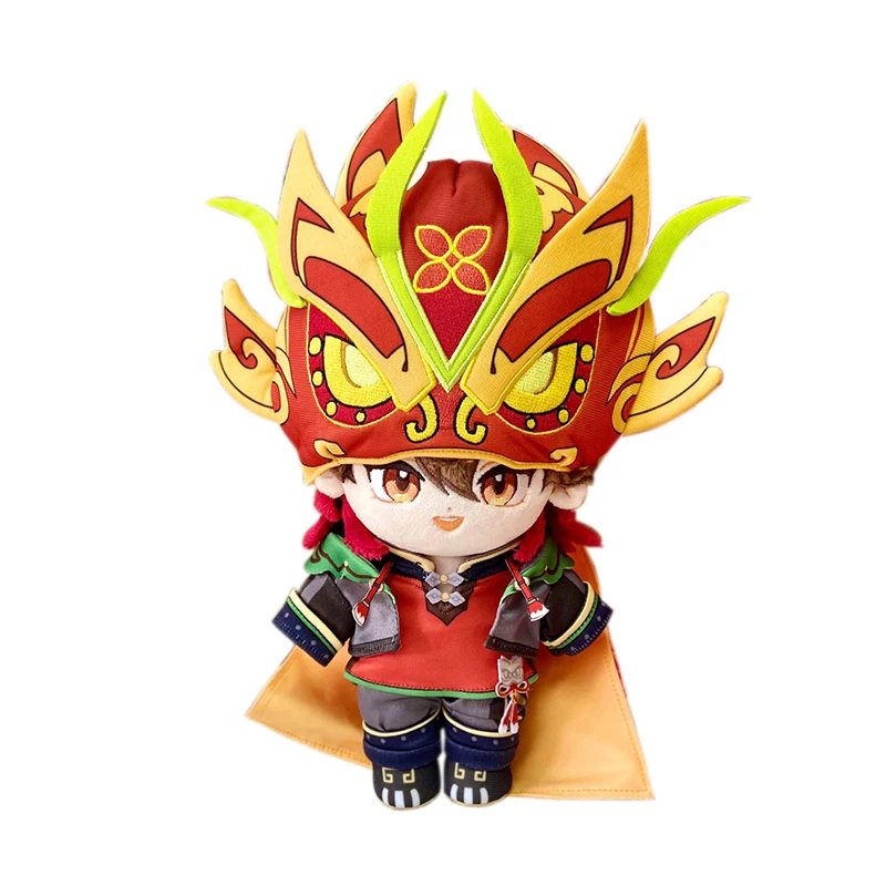 

Anime Game Genshin Impact Gaming Cosplay Lion Dancers Plush 20CM Dollbody Cotton Doll Xmas Gift Dress UP Clothing Presell