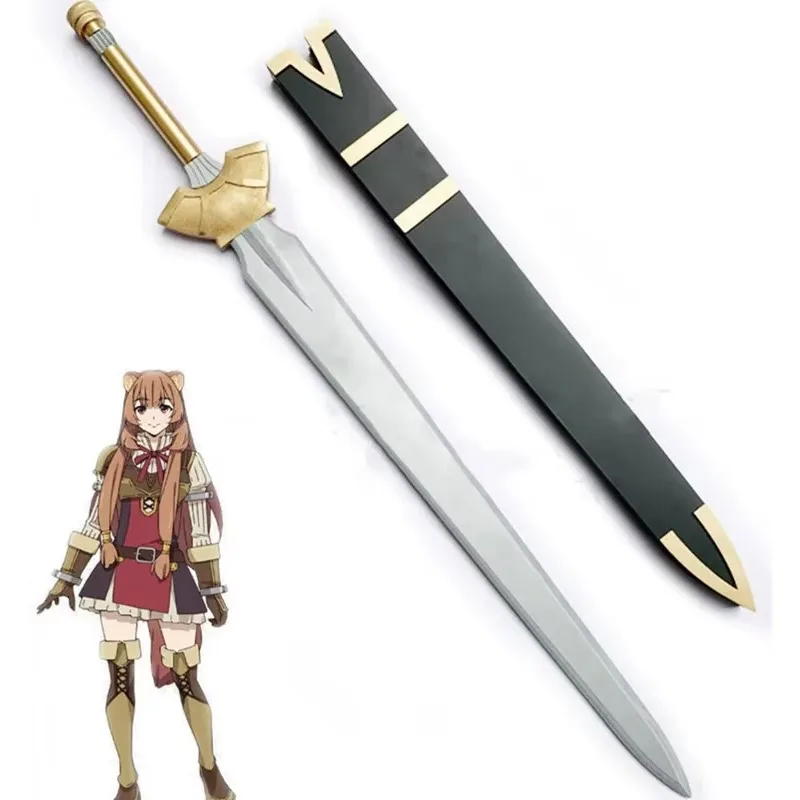 The Rising of The Shield Hero Raphtalia Sword Cosplay Prop  with Sheath Scabbard PVC Swords Cosplay Props for Halloween