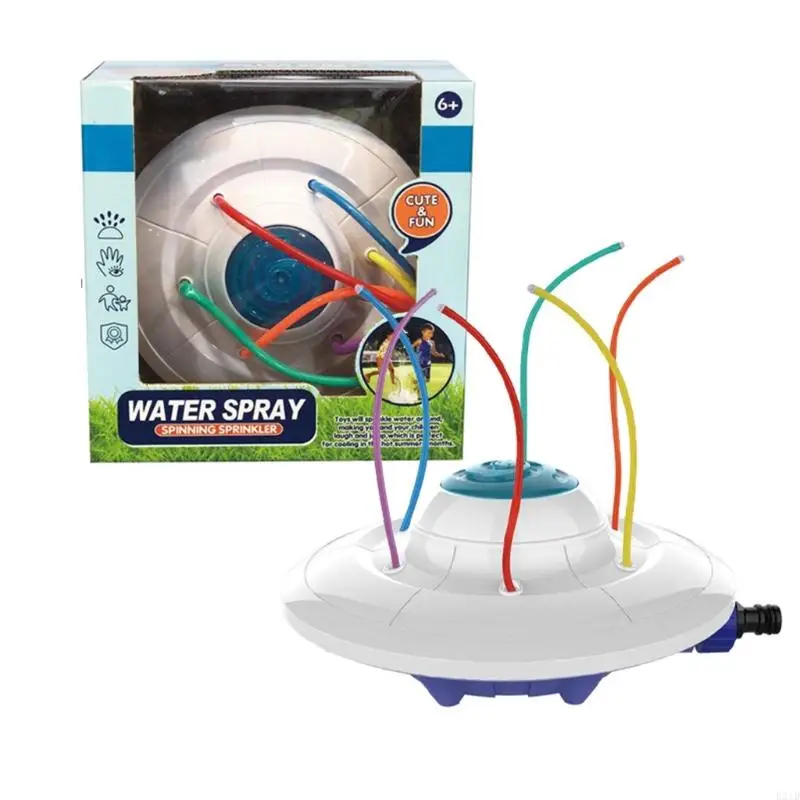   Outdoor Rotating Lawn Water Sprinkler Perfect For Kids Playing Yard Watering