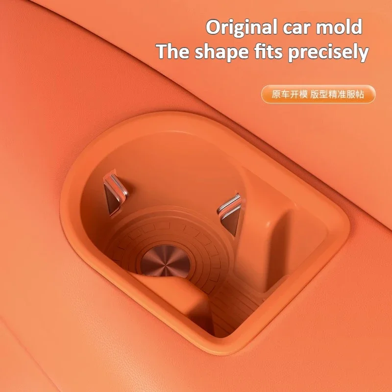 

Для AITO 8 M8 SERES 7 2025 автомобильный третий рядный силиконовый коврик для чашки, противоскользящий держатель для чашки, защитный чехол, коврик, аксессуары