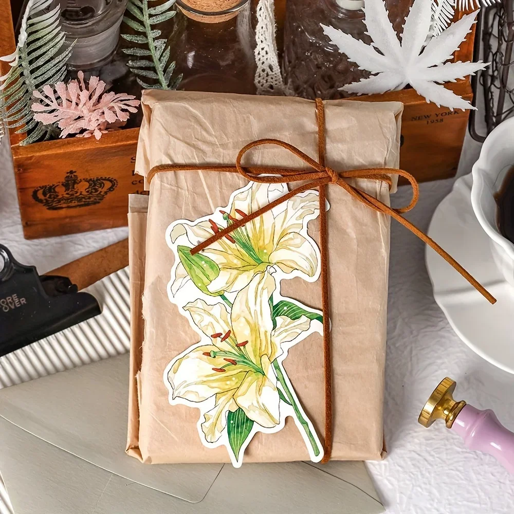 15pcs Bouquet Love Small Fresh Flower Gift decorato Message Card