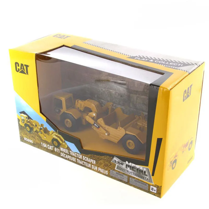 

1:64 Scale CAT 611 Scraper Transporter Alloy Dump Truck Model 85695