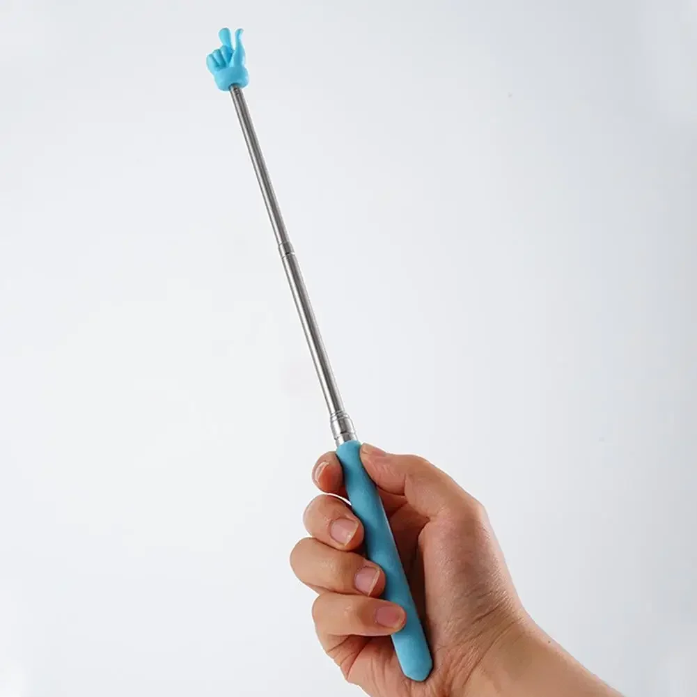 Afbeelding 6: 1 ST Rvs Pointer Vinger Student Lezen Sticks Whiteboard Onderwijs Pointer Sticks Handheld Presenter Leermiddelen