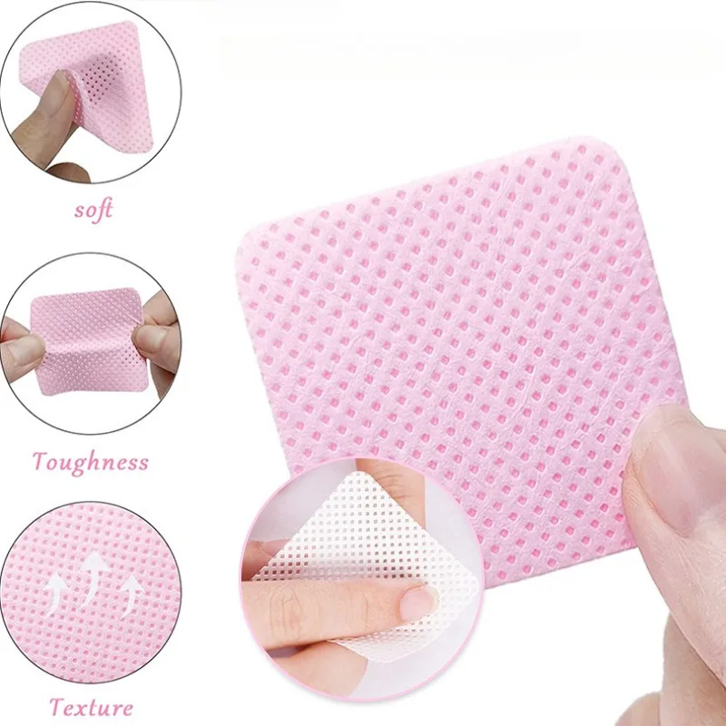 20/400 قطعة خالية من الوبر مناديل الأظافر جل تنظيف الأنسجة خالية من الألومنيوم مزيل طلاء الأظافر منصات ل NaiArt الجمال تنظيف أداة العناية