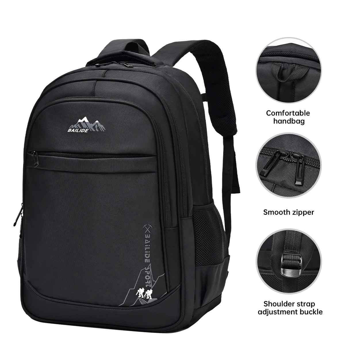 

New Commuter Men's Backpack, Lightweight Business Casual Large-Capacity Computer Backpack, Short-Distance Business Trip Travel Bag for Men, Carry-On Bag