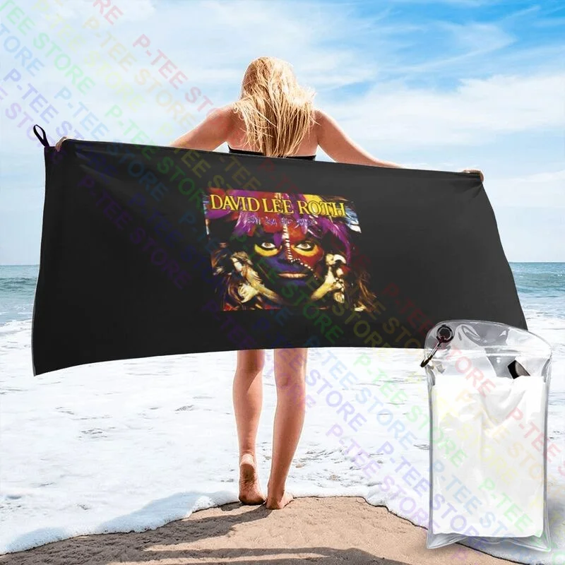 Van Halen David Lee Roth Eat Em And Smile Quick dry Towel Printed No Fading Good Quality