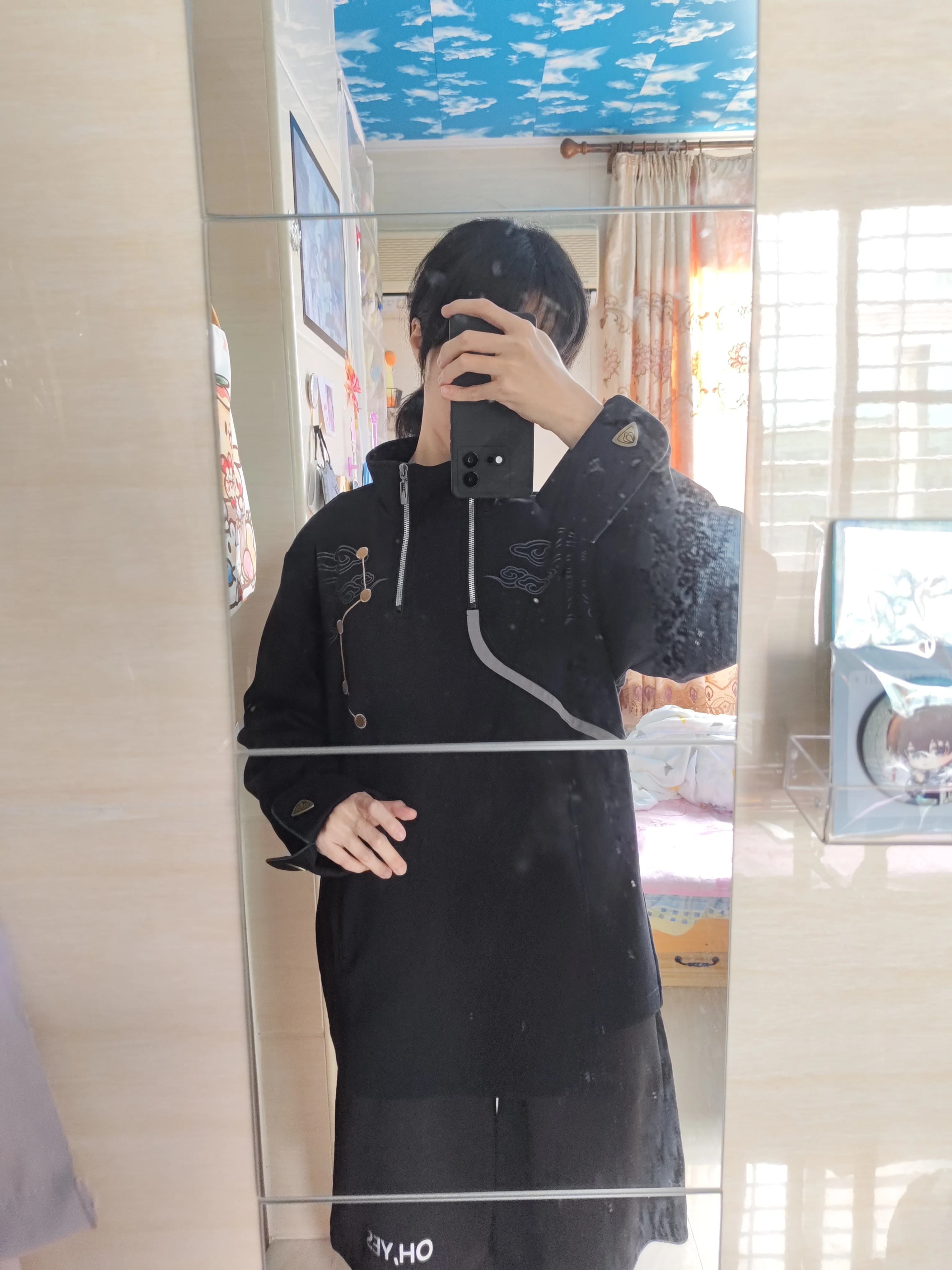 Traje de Cosplay Suit de Dhanai Star Rail, Dan Heng Hoodie, Doujin Coat, Série de Impressão Temática, Genuíno e Original, Genuíno e Oficial