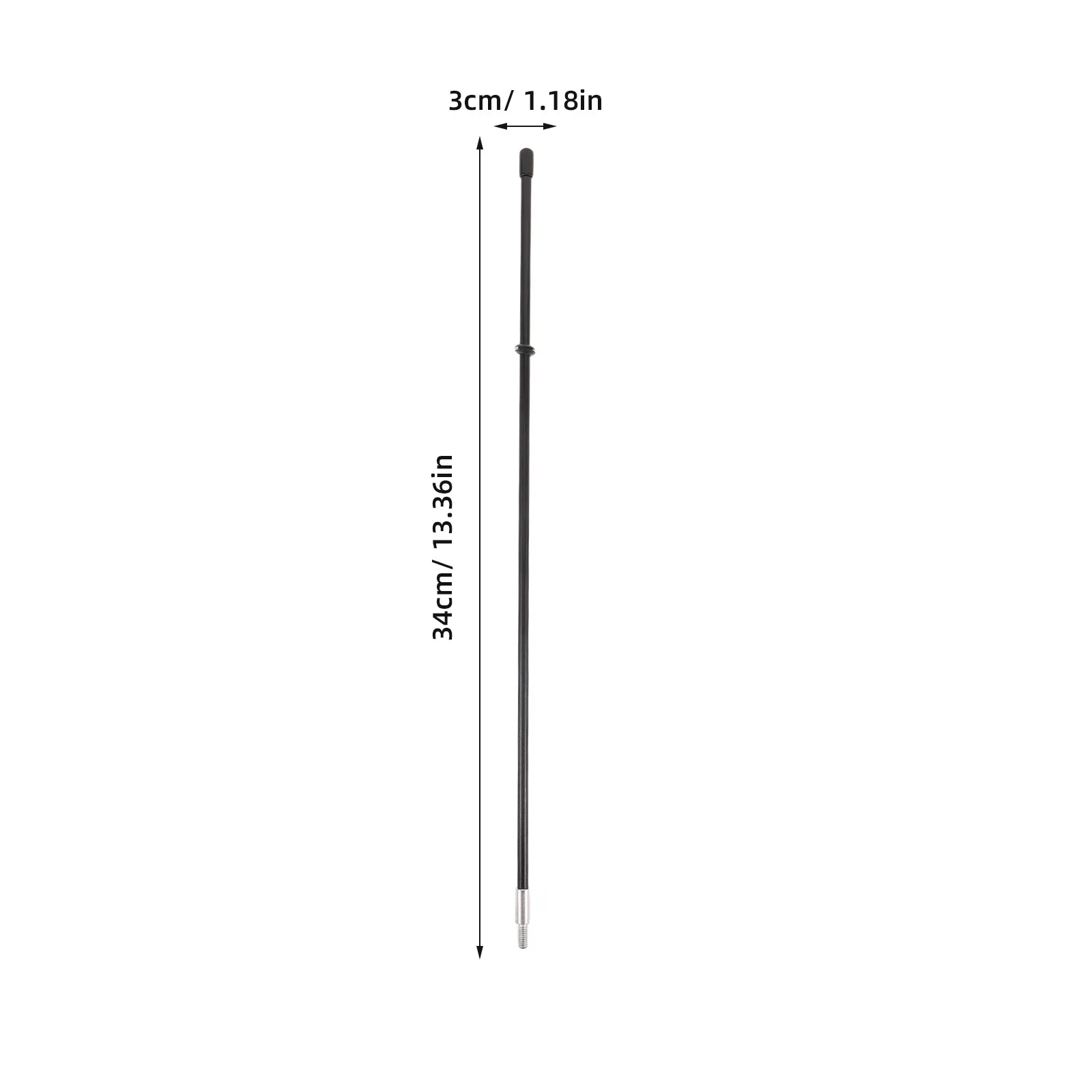 Metal Resistant Car Roof Flagpole Heavy Duty Holder Car Flag Pole For Outdoor Events Advertising Racing Vehicle