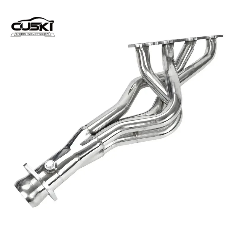 High Flow Exhaust Header For 09-15 Dodge Ram 5.7L Hemi SS Long Tube 1 7/8\