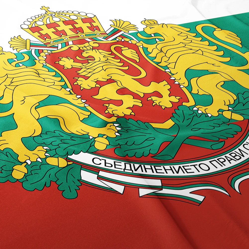 President of Bulgaria Flag 3ft x 5ft Polyester Banner Flying 90* 150cm Double Penetration Custom Outdoor Indoor Double Stitching