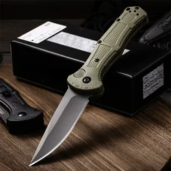 BM 9070 Claymore Folding Knife D2 Drop Point Blade Self-defense EDC Multitool Camping Knife Outdoor Survival Pocket Knives