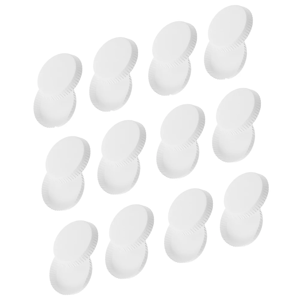 

100Pcs Disposable Paper Cup Lids Hot Cup Covers Stackable Compact for Coffee Tea Bar Restaurant Cafe Drinking Lids