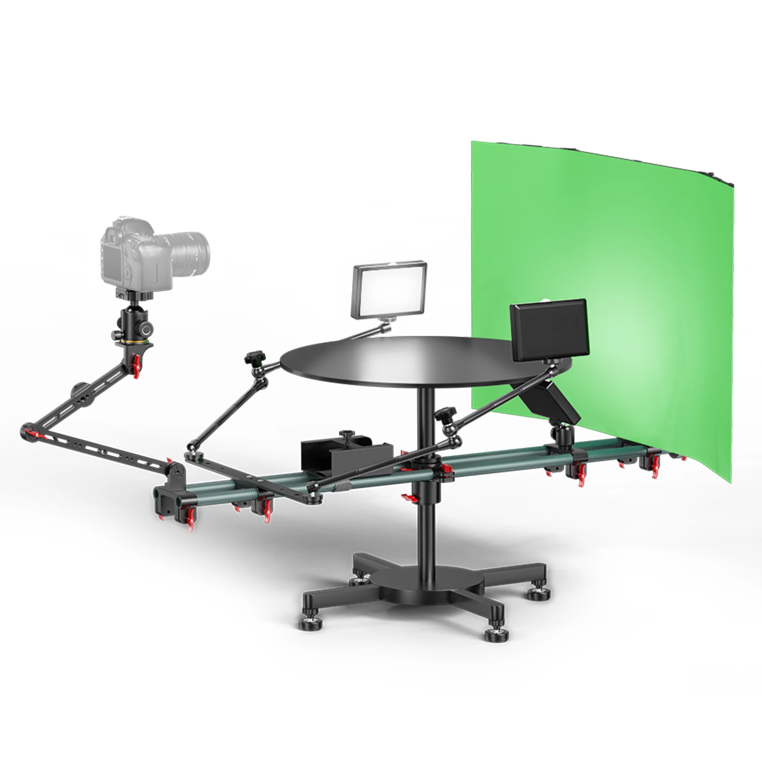 

360 Photo Booth Automatic Rotating Platform Panoramic Shooting Stand for Party Wedding Event