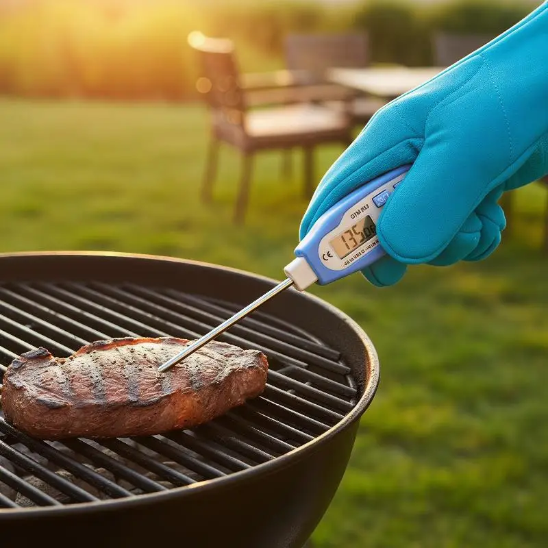 Digital Instant Read Food  With Long Stainless Steel Probe For Kitchen Cooking Grilling Baking