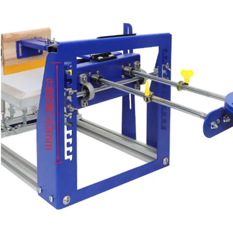 آلة طباعة الشاشة المنحنية اليدوية زجاجة رذاذ أسطوانية مخروطية زجاجة مستحضرات التجميل كوب معزول طاولة طباعة الشاشة المنحنية
