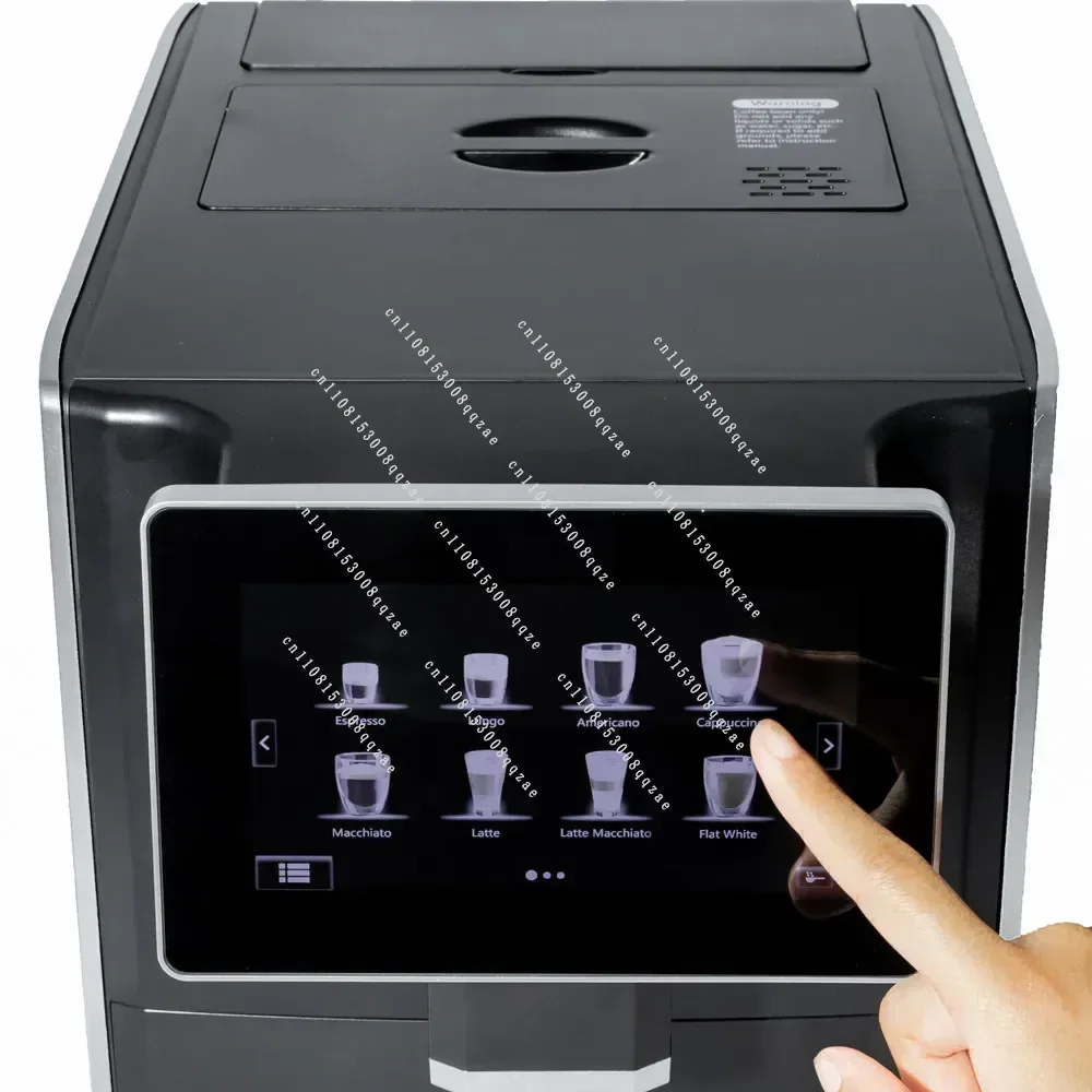 Fully Automatic Commercial HOT Coffee Machine  Full Touch Visual Screen Electric Smart Coffee Machine